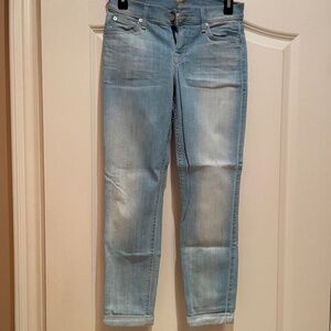 7 For All Mankind The Skinny Crop and Roll